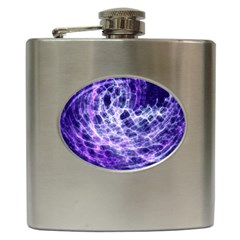 Abstract Background Space Hip Flask (6 Oz)