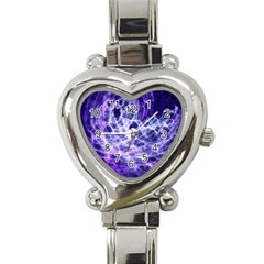 Abstract Background Space Heart Italian Charm Watch