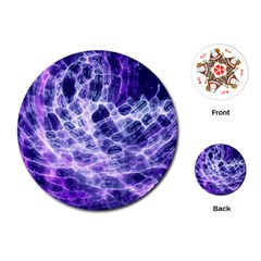 Abstract Background Space Playing Cards (round)