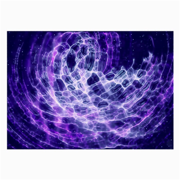 Abstract Background Space Large Glasses Cloth (2-Side)