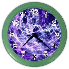 Abstract Background Space Color Wall Clock