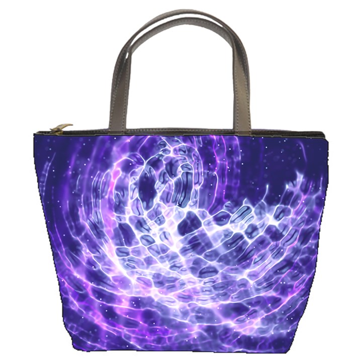 Abstract Background Space Bucket Bag