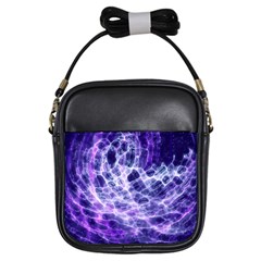 Abstract Background Space Girls Sling Bag by HermanTelo