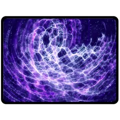 Abstract Background Space Fleece Blanket (large) 