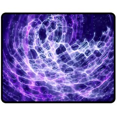 Abstract Background Space Fleece Blanket (medium)  by HermanTelo