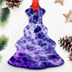 Abstract Background Space Christmas Tree Ornament (two Sides)