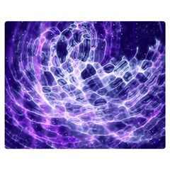 Abstract Background Space Double Sided Flano Blanket (medium) 