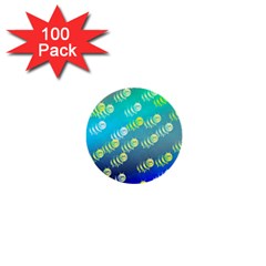 Animal Bee 1  Mini Buttons (100 Pack)  by HermanTelo