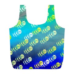 Animal Bee Full Print Recycle Bag (l)