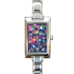 Abstract Background Graphic Space Rectangle Italian Charm Watch by HermanTelo