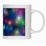 Abstract Background Graphic Space White Mugs Right