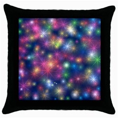 Abstract Background Graphic Space Throw Pillow Case (black) by HermanTelo