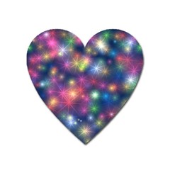 Abstract Background Graphic Space Heart Magnet