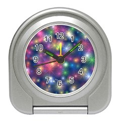 Abstract Background Graphic Space Travel Alarm Clock