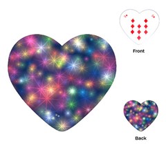 Abstract Background Graphic Space Playing Cards (heart)