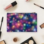 Abstract Background Graphic Space Cosmetic Bag (Medium) Back