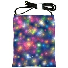 Abstract Background Graphic Space Shoulder Sling Bag