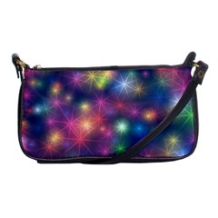 Abstract Background Graphic Space Shoulder Clutch Bag