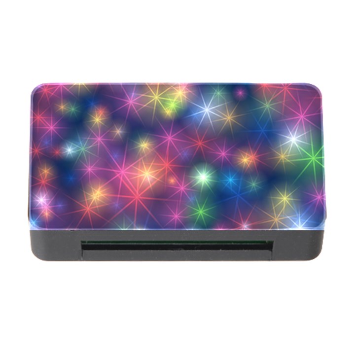 Abstract Background Graphic Space Memory Card Reader with CF