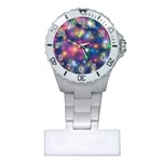 Abstract Background Graphic Space Plastic Nurses Watch Front