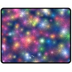 Abstract Background Graphic Space Double Sided Fleece Blanket (Medium) 