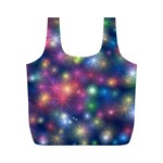 Abstract Background Graphic Space Full Print Recycle Bag (M) Back