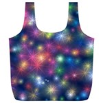 Abstract Background Graphic Space Full Print Recycle Bag (XL) Front