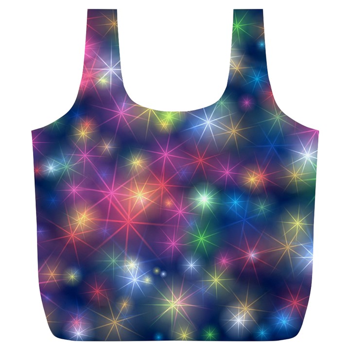 Abstract Background Graphic Space Full Print Recycle Bag (XL)