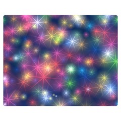 Abstract Background Graphic Space Double Sided Flano Blanket (medium) 