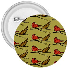 Bird Animal Nature Wild Wildlife 3  Buttons by HermanTelo