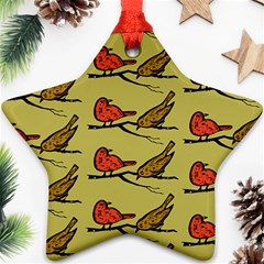 Bird Animal Nature Wild Wildlife Ornament (star) by HermanTelo