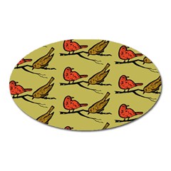 Bird Animal Nature Wild Wildlife Oval Magnet by HermanTelo