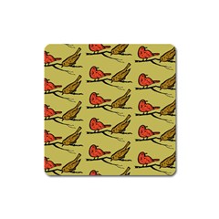 Bird Animal Nature Wild Wildlife Square Magnet by HermanTelo