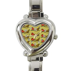 Bird Animal Nature Wild Wildlife Heart Italian Charm Watch