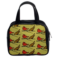 Bird Animal Nature Wild Wildlife Classic Handbag (two Sides)