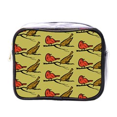 Bird Animal Nature Wild Wildlife Mini Toiletries Bag (one Side)