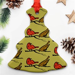 Bird Animal Nature Wild Wildlife Christmas Tree Ornament (two Sides)