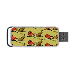 Bird Animal Nature Wild Wildlife Portable Usb Flash (two Sides)