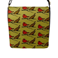 Bird Animal Nature Wild Wildlife Flap Closure Messenger Bag (l)