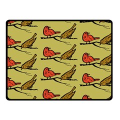 Bird Animal Nature Wild Wildlife Double Sided Fleece Blanket (small)  by HermanTelo