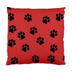 Paw Prints Background Animal Standard Cushion Case (one Side)