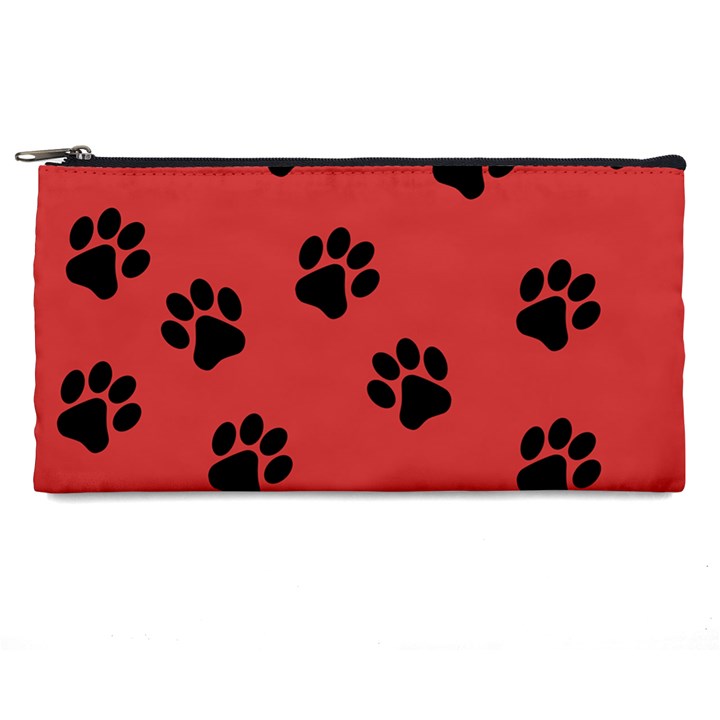 Paw Prints Background Animal Pencil Cases