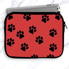 Paw Prints Background Animal Apple Ipad 2/3/4 Zipper Cases by HermanTelo