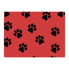 Paw Prints Background Animal Double Sided Flano Blanket (mini) 