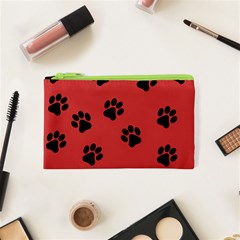 Paw Prints Background Animal Cosmetic Bag (xs)