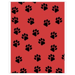 Paw Prints Background Animal Drawstring Bag (small)