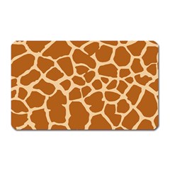 Giraffe Skin Pattern Magnet (rectangular) by HermanTelo