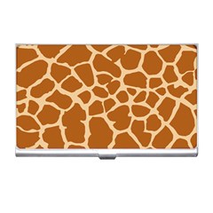 Giraffe Skin Pattern Business Card Holder