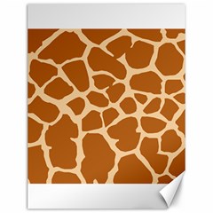 Giraffe Skin Pattern Canvas 12  X 16 