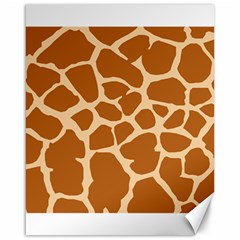 Giraffe Skin Pattern Canvas 16  X 20 